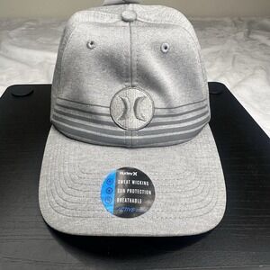 Hurley Horizon Hat OSFM Snapback Breathable Sweat Wicking‎ Gray NWT $30 HNHM0025